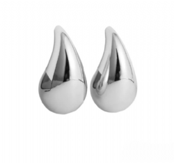 Brinco Gota Silver Mdia Organic